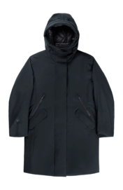 Jas Krakatau Women Mercury Technical Fabric Parka Navy Blue