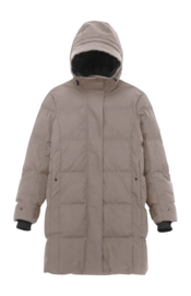 Jas Krakatau Women Cassini Quilted Parka Grey Sanguine
