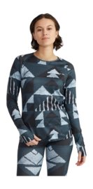 Ondershirt O'Neill Women Baselayer Top Blue Triangle Ikat