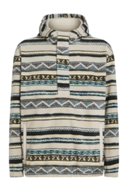 Hoodie O'Neill Superfleece Half Zip Herren Grey Ikat Stripe
