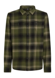 Shirt O'Neill Men Flannel Check Green Check Small