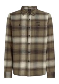 Shirt O'Neill Men Flannel Check Brown Check Small