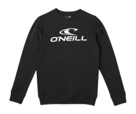 Pullover O'Neill Logo Crew Kinder Black Out