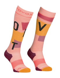 Ski Socks Ortovox Women Freeride Long Socks Cozy Bloom '24