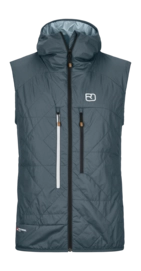 Weste Ortovox Swisswool Piz Boe Vest Herren Dark Arctic Grey