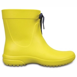 Botte de pluie Crocs Women's Freesail Shorty Rain Boot Lemon