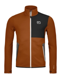 Sweatjacke Ortovox Fleece Jacket Herren Bristle Brown