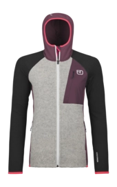 Sweatjacke Ortovox Fleece Gp Classic Knit Hoody Damen Mountain Rose