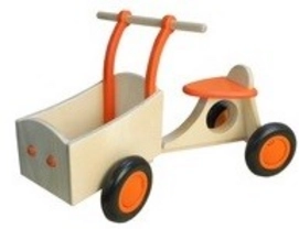 Loopfiets Van Dijk Bakfiets Oranje