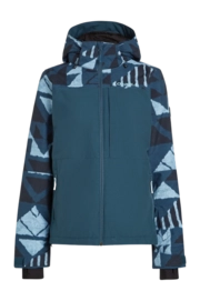 Ski Jacket O'Neill Women Aplite Plus Blue Triangle Ikat