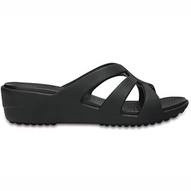 Sandale Crocs Women's Sanrah Strappy Wedge Black