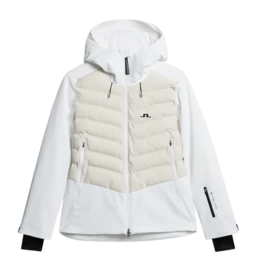 Skijacke J.Lindeberg Hedwig Jacket Damen Moonbeam / White