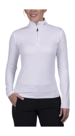 Skipully KJUS Women Motion Print Half-Zip White