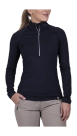 Pull de Ski KJUS Femme Trace 2.0 Midlayer HZ Deep Space