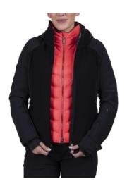 Veste KJUS Femme Solstice Black/Hibiscus