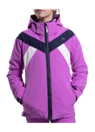 Ski Jacket KJUS Girls Powder Foxglove/Atlanta Blue