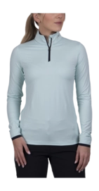 Pull de Ski KJUS Femme Feel Midlayer Half-Zip Mist
