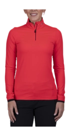 Skipullover KJUS Feel Midlayer Half-Zip Damen Hibiscus