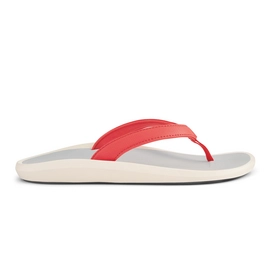 Flip Flops OluKai Pi'Oe Damen Hot Coral Mist Grey-Schuhgröße 38