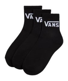 Socken Vans Classic Half Crew Kinder Black (3er Pack)