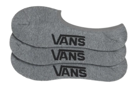 Sok Vans Men Classic No Show Rox Heather Grey (3 pack)