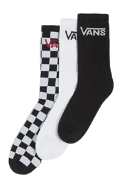Socks Vans Kids Classic Vans Crew Sock Black/White (3 pack) '25