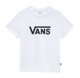 T-Shirt Vans Femme Drop V Ss Crew-B White