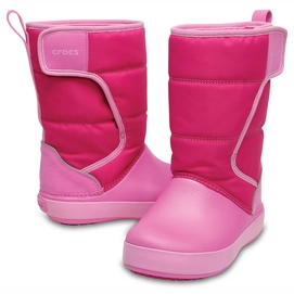 Snowboot Crocs Lodgepoint Kids Candy Pink Party Pink