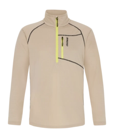 Pull de Ski Protest Homme Prtkody 1/4 Zip Active Bamboo Beige