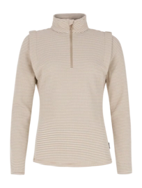 Skipully Protest Women Prtivory 1/4 Zip Bamboo Beige