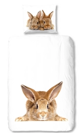 Dekbedovertrek Good Morning Rabbit Wit Katoen
