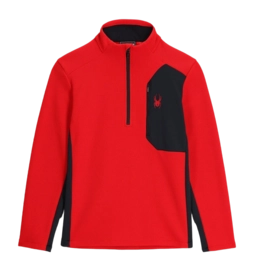 Ski Sweatshirt Spyder Men Bandit Half Zip Spyder Red '24