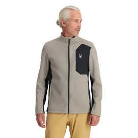Spyder Pile Con Cerniera Integrale Giacca Uomo: Fleece Anti-pilling, Tasche Con Zip, Loghi Ricamati