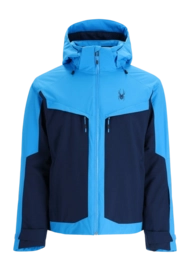 Ski Jas Spyder Men Copper Aether Blue