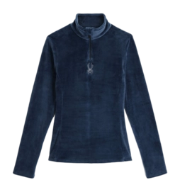 Ski Sweatshirt Spyder Women Shimmer Bug Half Zip True Navy