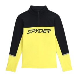 Ski Sweatshirt Spyder Men Speed Fleece Half Zip Acid Yellow