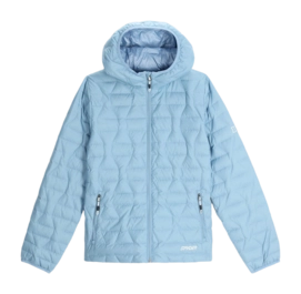 Jas Spyder Women Zenith Hooded Down Blue Drift
