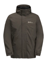 Jacket Jack Wolfskin Men Luntal 3 In 1 Cold Coffee