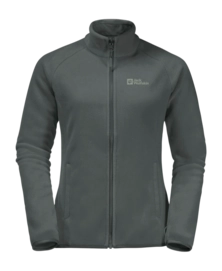 Gilet Jack Wolfskin Femme Moonrise Full Zip Slate Green