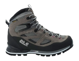 Chaussures de Randonnée Jack Wolfskin Femme Force Crest Texapore Mid Tarmac Gris Rose