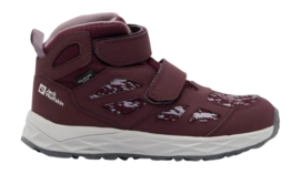 Chaussures de Randonnée Jack Wolfskin Enfant Woodland 2 Texapore Mid Velcro Boysenberry