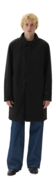 Jacket Welter Shelter Men Long Dong Polyrayon Wool Look Black