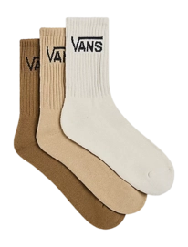 Socks Vans Women Classic Crew Turtle Dove (3-Pack)