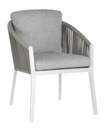 Table de Jardin Suns Avero Matt White / Light Anthracite (Lot de 2)