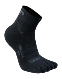 Running sock UYN Men Runner's Five Low Cut Socks Black