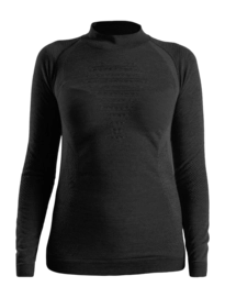 Ondershirt UYN Women Fusyon Biotech Uw Shirt Long Sleeve Turtle Neck Black