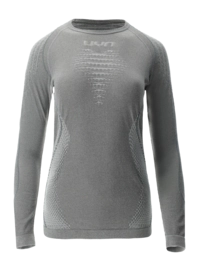 Undershirt UYN Women Evolutyon Biotech Melange Uw Shirt Long Sleeve Grey Melange/Grey