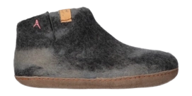 Pantoffel Tofvel Unisex Mula Black Grey Multi