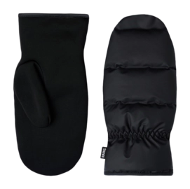 Want RAINS Unisex Lohja Puffer Mittens Black