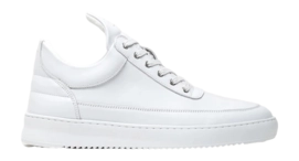 Sneaker Filling Pieces Low Top Ripple Nappa Herren White